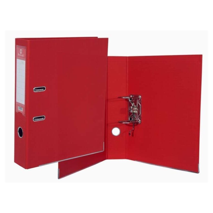 Pasta de arquivo Bismark A-Z PVC A4 - Lombada 75mm / Vermelho
