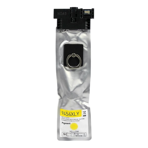 Tinteiro compatível Epson T9454 / T9444 amarelo tinta pigmentada (C13T945440 / C13T944440)