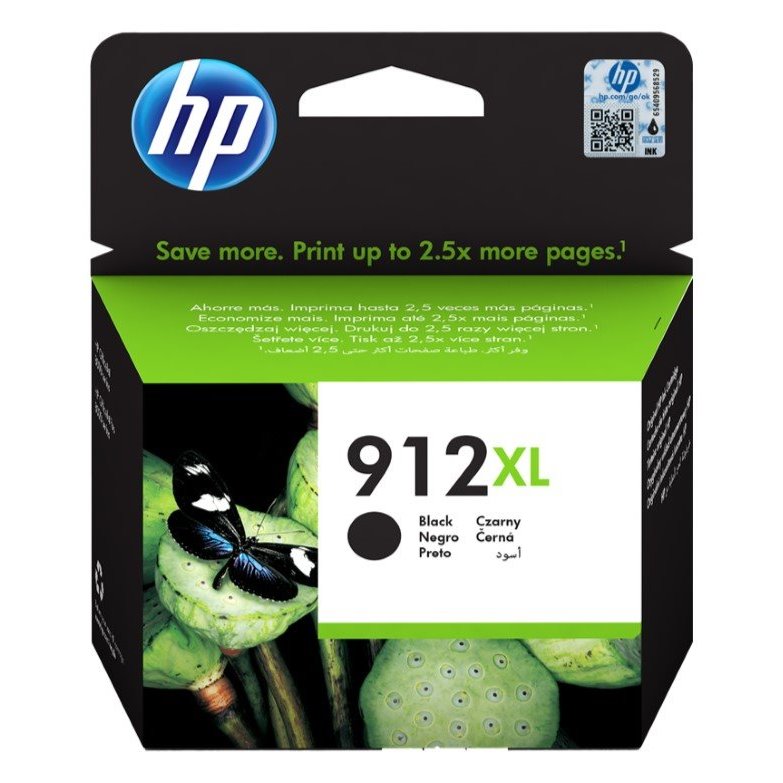 Tinteiro original Hp 912XL preto (3YL84AE)