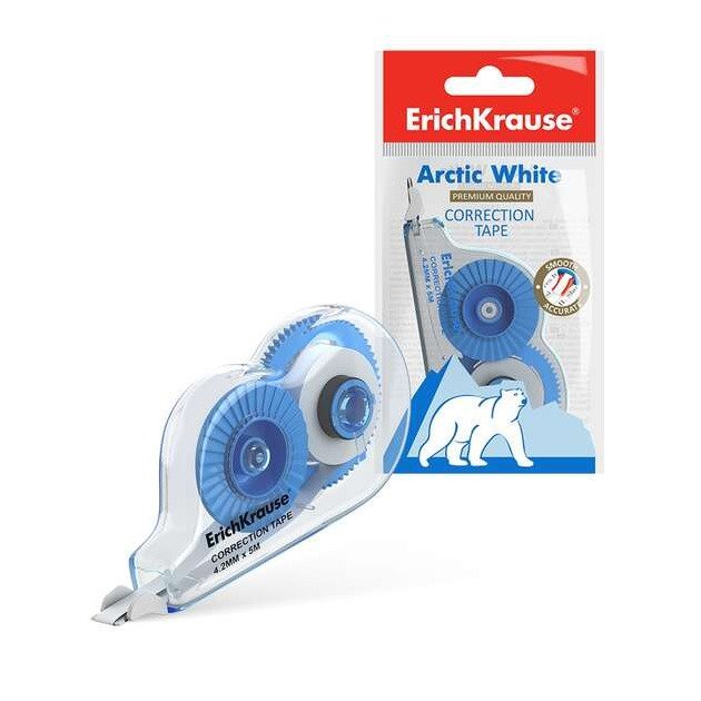Fita corretora Erichkrause arctic white - 4.2mm x 5m