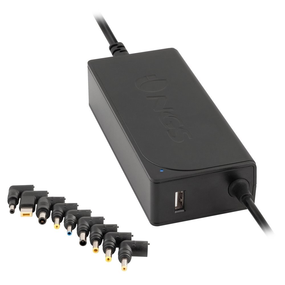 Carregador de portátil universal automático 70W com 9 adaptadores - NGS