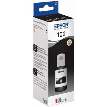 Tinta original Epson Ecotank 102 Preto pigmentada - C13T03R140