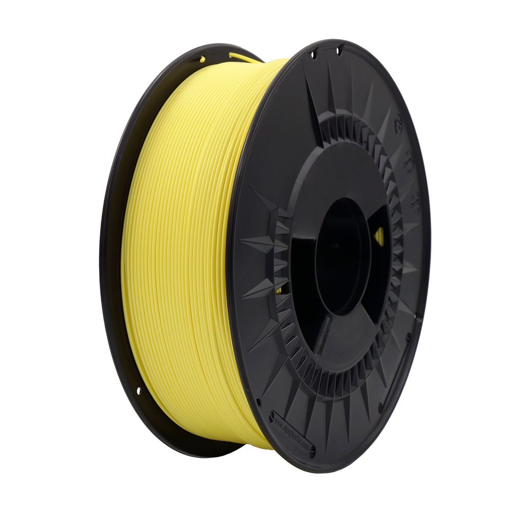 Filamento de impressão 3D PLA HD 1.75mm bobina 1kg - amarelo pastel