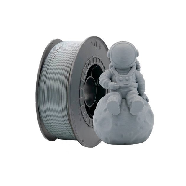 Filamento de impressão 3D PETG 1.75mm bobina 1kg - cinza
