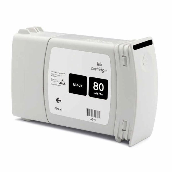 Tinteiro compatível Hp 80 preto pigmentada c4871a