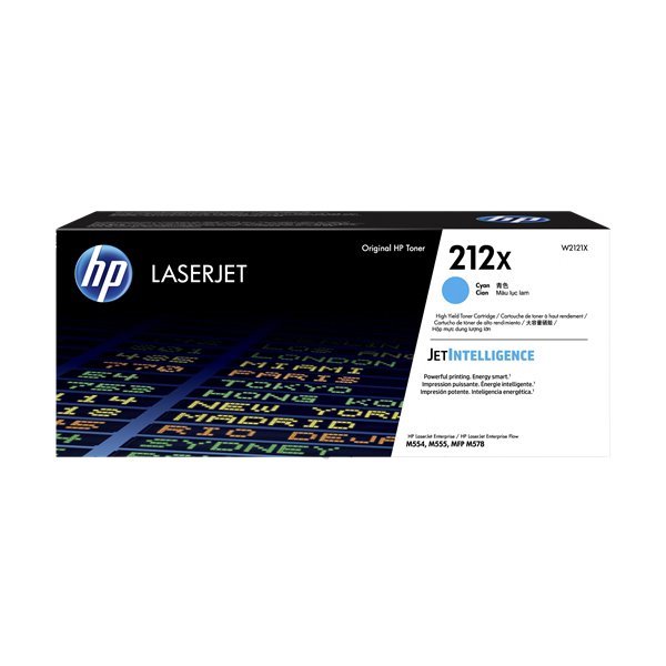 Toner original Hp 212X ciano (W2121X)