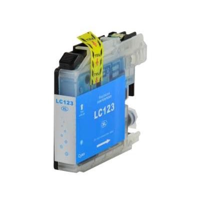 Tinteiro compatível Brother LC123 ciano (LC121C/LC123C)