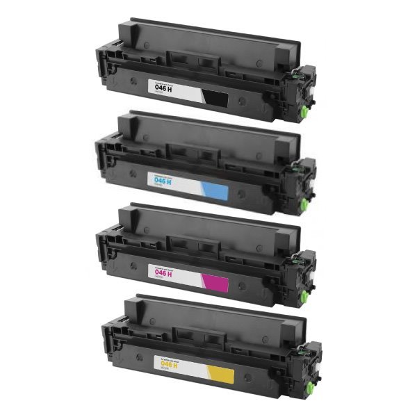 Pack 4 toners compatíveis Canon 046H