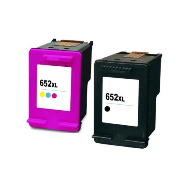 Pack 2 Tinteiros compatíveis Hp 652xl