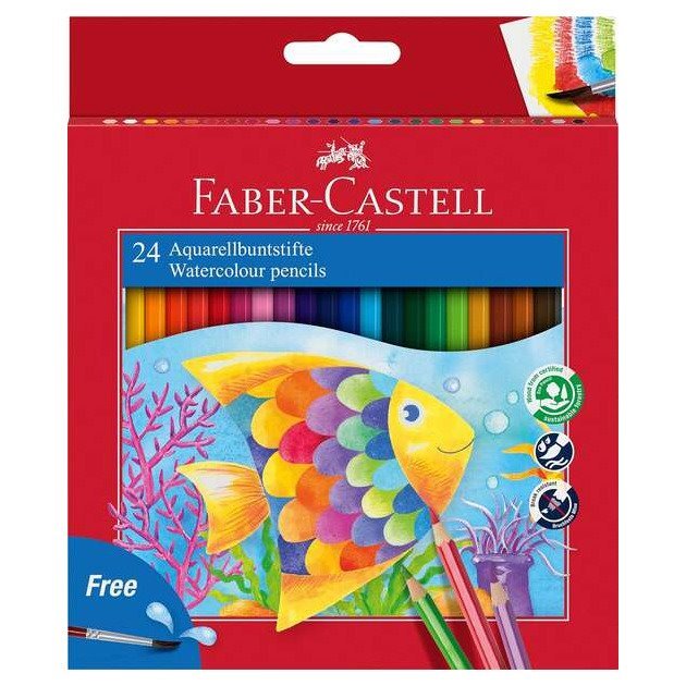 Pack 24 lápis de cor Faber-Castell Classic Colour aguarelável