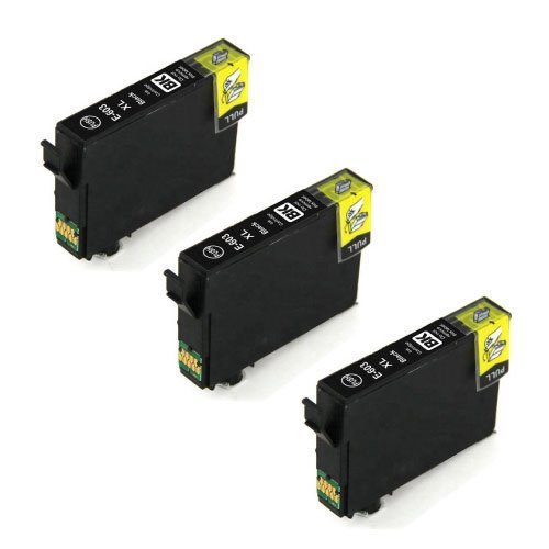 Pack 3 Tinteiros compatíveis Epson 603xl preto (C13T03A14010 / C13T03U14010)