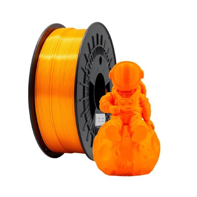 Filamento de impressão 3D PLA SILK 1.75mm bobina 1kg - laranja
