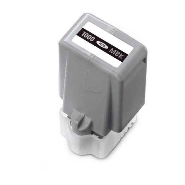 Tinteiro compativel Canon PFI1000 preto mate tinta pigmentada (0545C001)