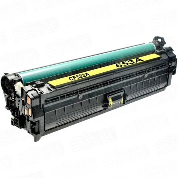 Toner compatível Hp cf322a amarelo 653a