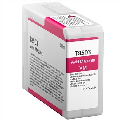 Tinteiro compatível Epson t8503 magenta tinta pigmentada c13t850300
