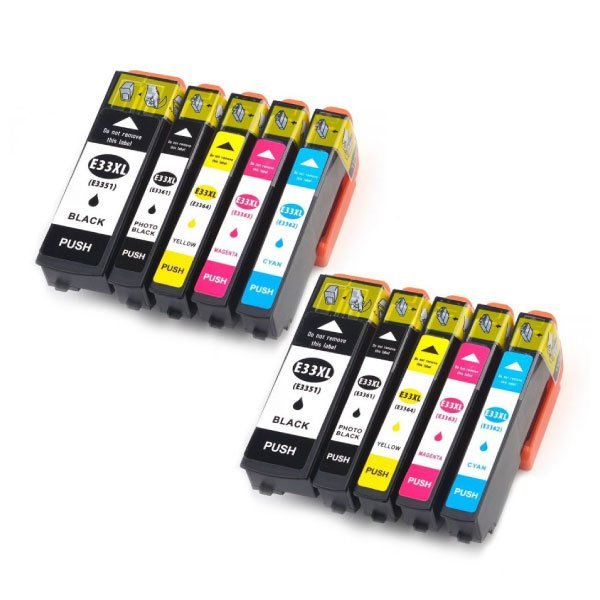 Pack 10 Tinteiros compatíveis Epson 33xl