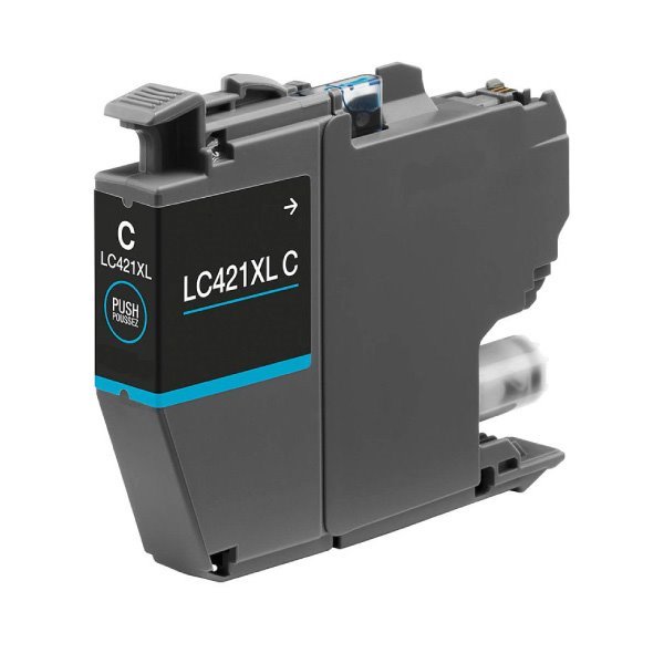 Tinteiro compatível Brother LC421XL Ciano (LC421XLC)
