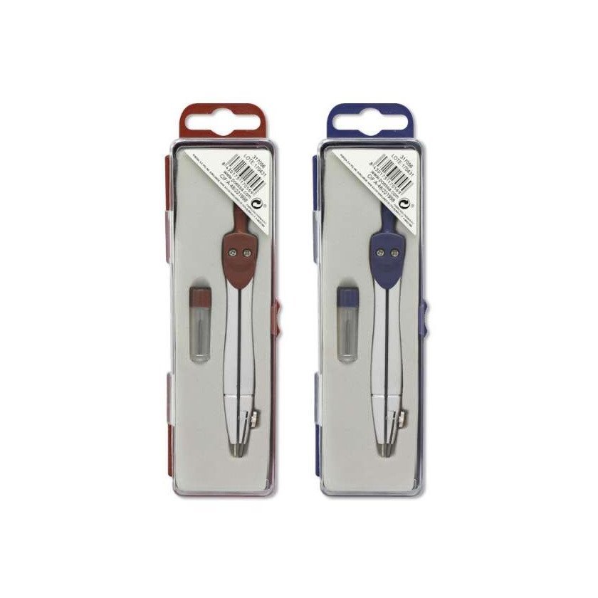 Compasso escolar Bismark Basic - inclui tubo de minas