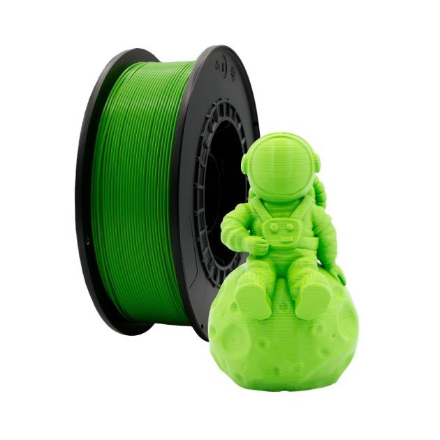 Filamento de impressão 3D PLA 1.75mm bobina 1kg - verde maçã