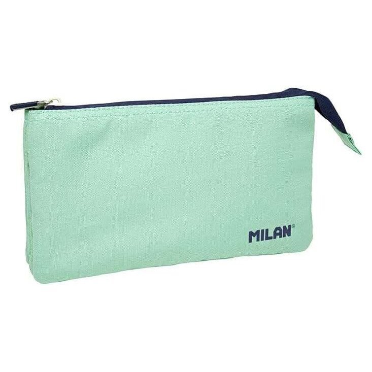 Estojo escolar Milan Serie 1918 - 5 compartimentos / Verde