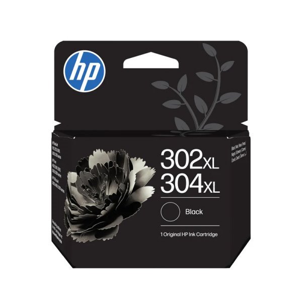 Tinteiro original hp 302xl / 304xl preto - b7rt9ae / f6u68ae / n9k08ae