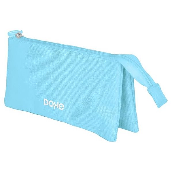 Estojo escolar Dohe Serenity - 3 compartimentos / Azul