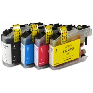 Pack 4 Tinteiros compatíveis Brother LC223 (CMYK)