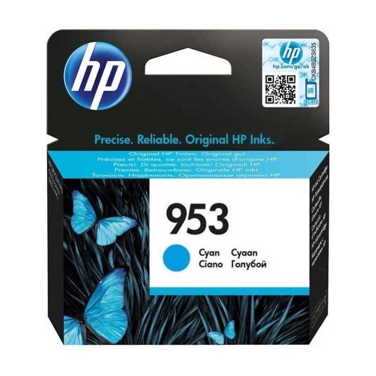 Tinteiro original Hp 953 ciano (F6U12AE)