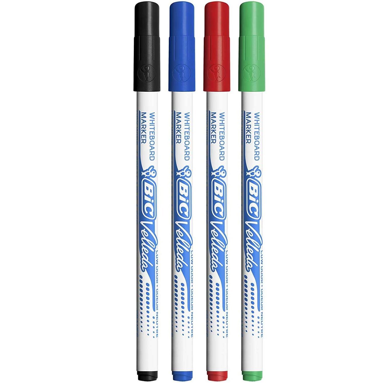Marcadores para quadro branco Bic velleda 1721 - traço 1.6mm / pack de 4 / cores sortidas