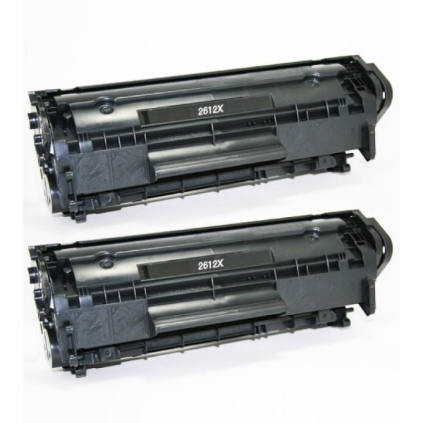 Pack 2 toners compatíveis Hp 12x (q2612x)