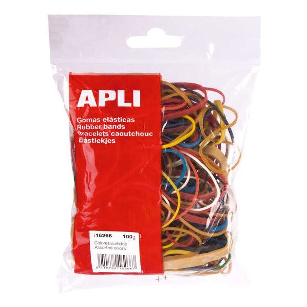 Elásticos coloridos Apli - 100gr
