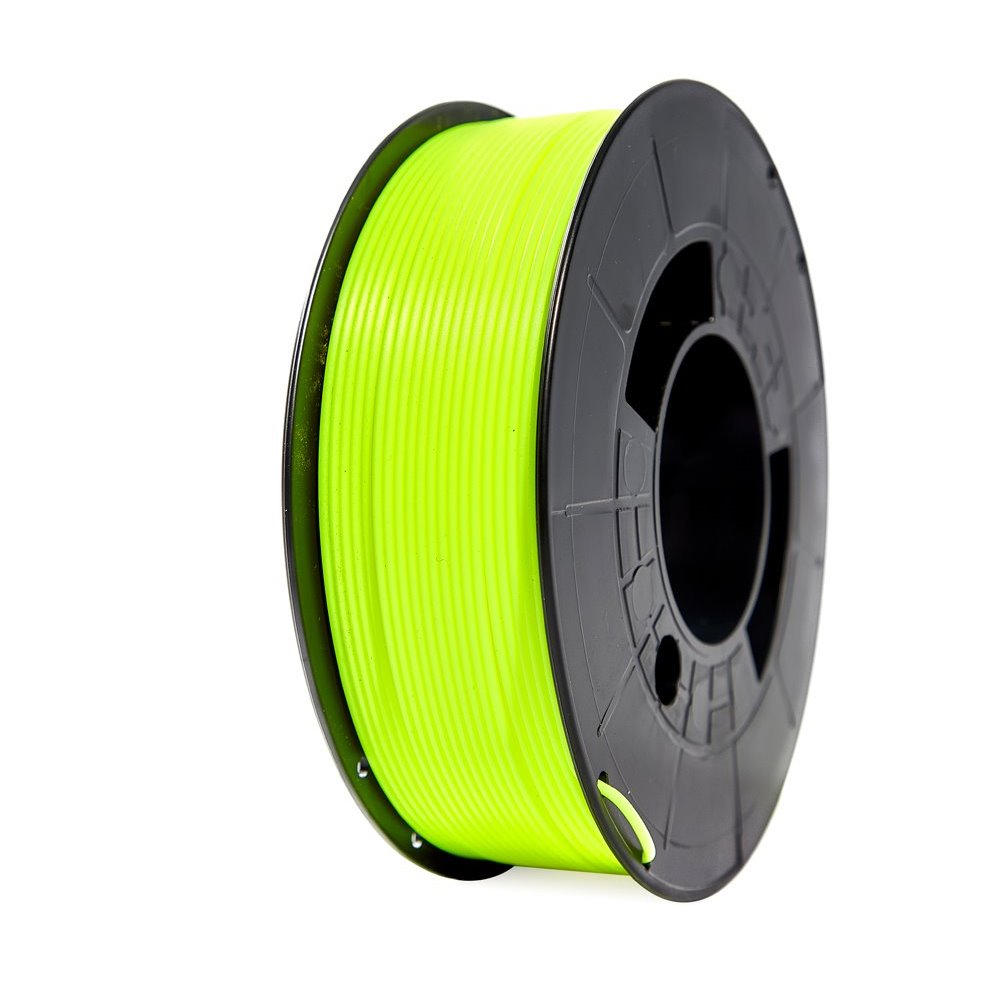 Filamento de impressão 3D PLA HD 1.75mm bobina 1kg - amarelo fluorescente