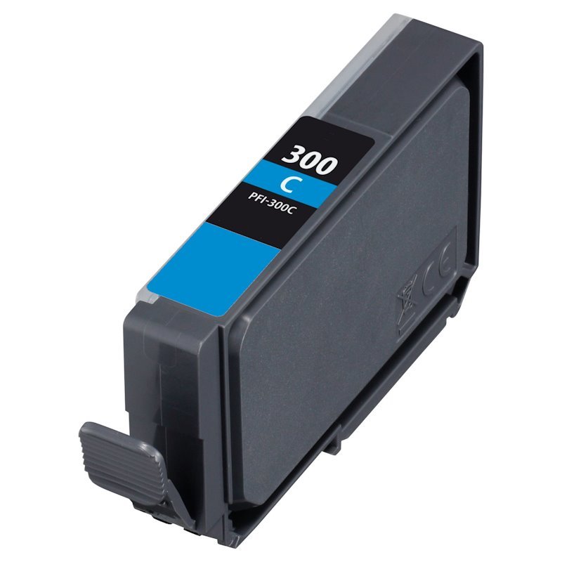 Tinteiro compativel Canon PFI300 ciano (4194C001 / PFI300C)