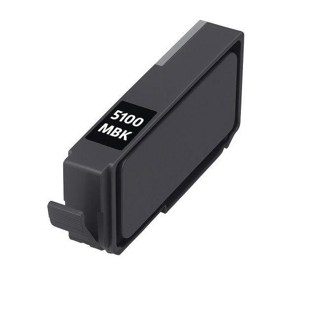 Tinteiro compatível canon pfi5100 preto mate pigmentada - pfi5100mbk / 6951c001