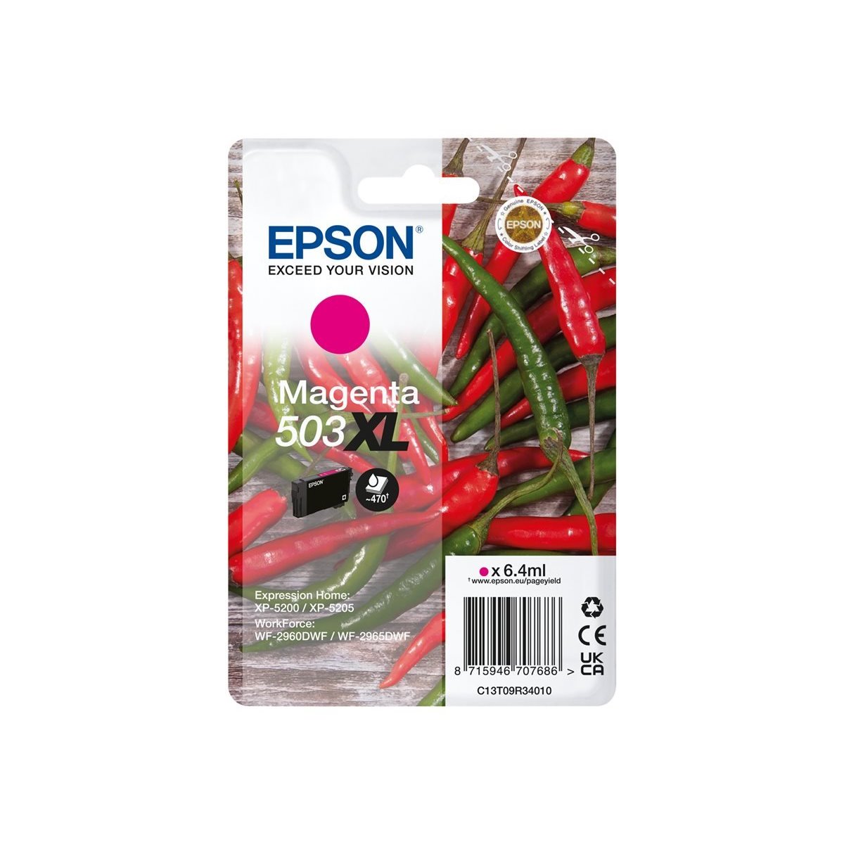 Tinteiro original Epson 503XL magenta (C13T09R34010)