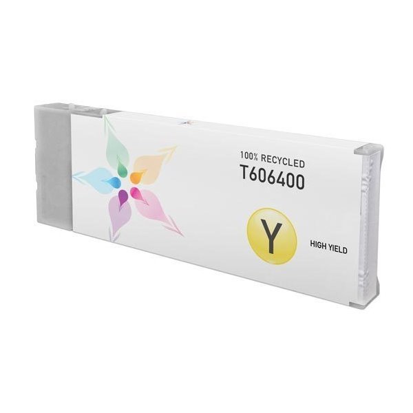 Tinteiro compatível Epson t6064 amarelo tinta pigmentada c13t606400