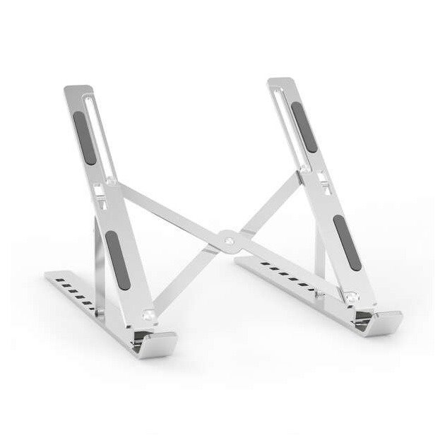 Suporte de mesa ajustável para laptop / tablet Aisens - prateado