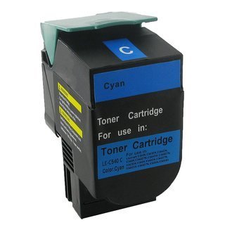 Toner compatível Lexmark C540N / C544DN / X544N ciano (C540H1CG)