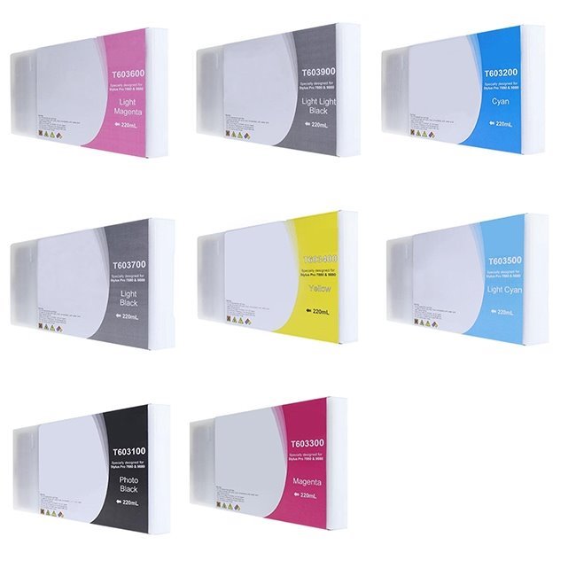 Pack 8 tinteiros compatíveis Epson t6031 - t6039