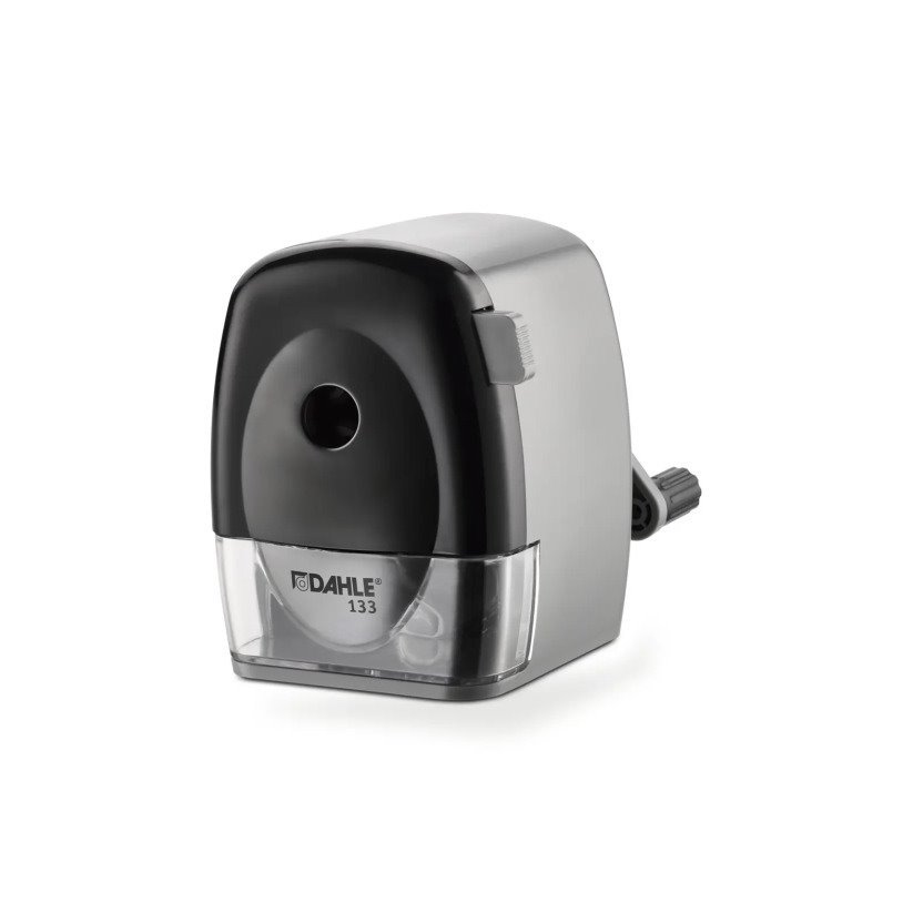 Afia lápis Dahle 133 - Manual com manivela / para lápis de 8 a 11,5 mm / ponta ajustável / grande depósito