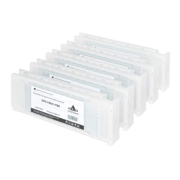 Pack 5 tinteiros compatíveis Epson T6941-T6945