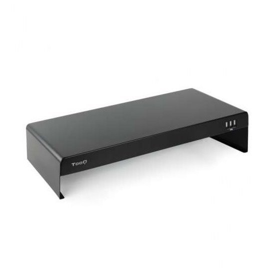 Suporte Elevatório para Monitor / Portátil com 3 Portas USB TooQ 