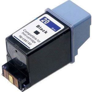 Tinteiro compatível Hp 20 preto (c6614d)