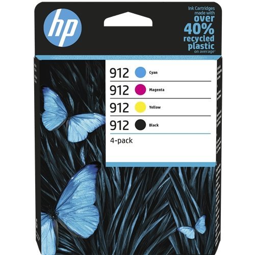 Pack 4 tinteiros originais Hp 912 (6ZC74AE)