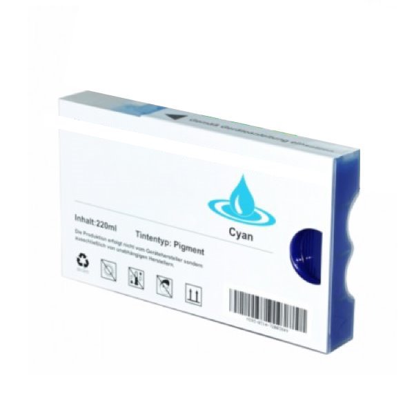 Tinteiro compatível Epson t6122 ciano tinta pigmentada c13t612200