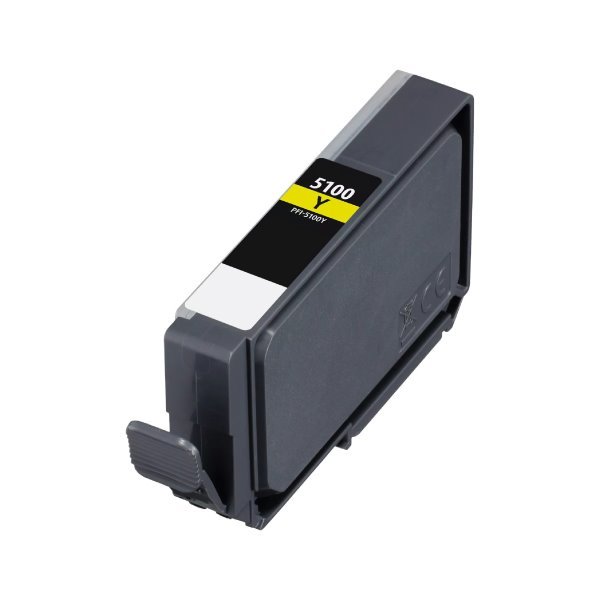 Tinteiro compatível canon pfi5100 amarelo pigmentada - pfi5100y / 6955c001