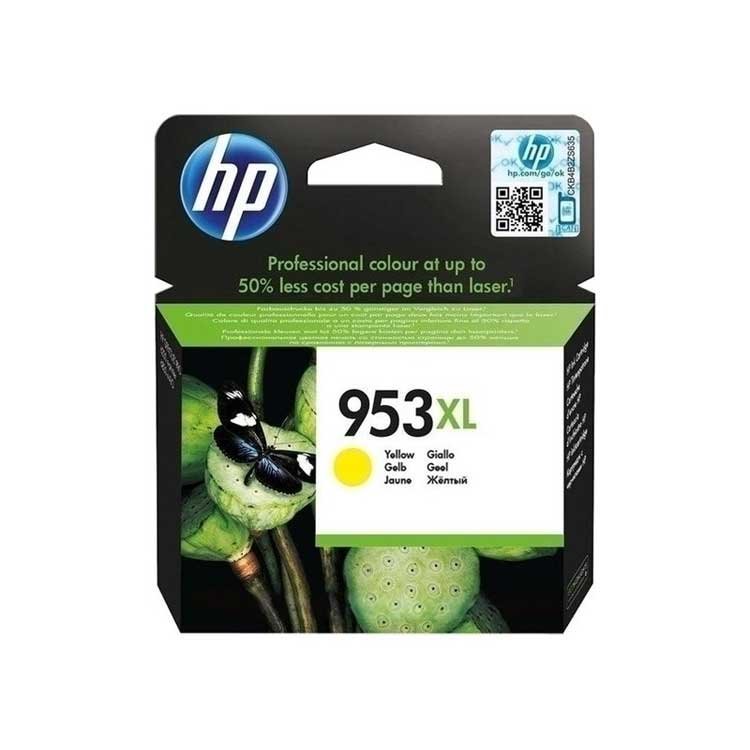 Tinteiro original Hp 953XL amarelo (F6U18AE)