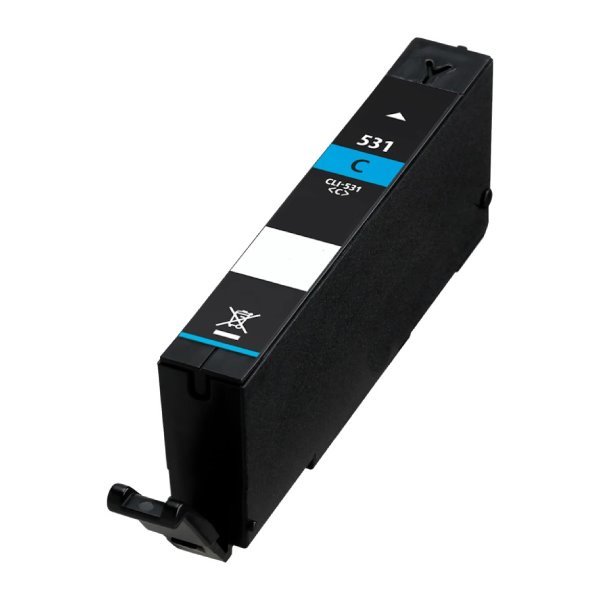 Tinteiro compatível Canon CLI531 ciano (6119C001 / CLI531C)
