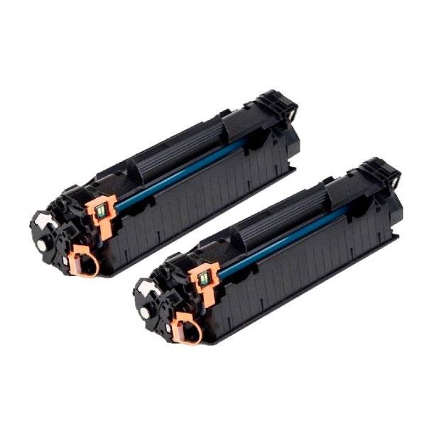 Pack 2 toners compatíveis HP 44A XL preto (CF244AXL)