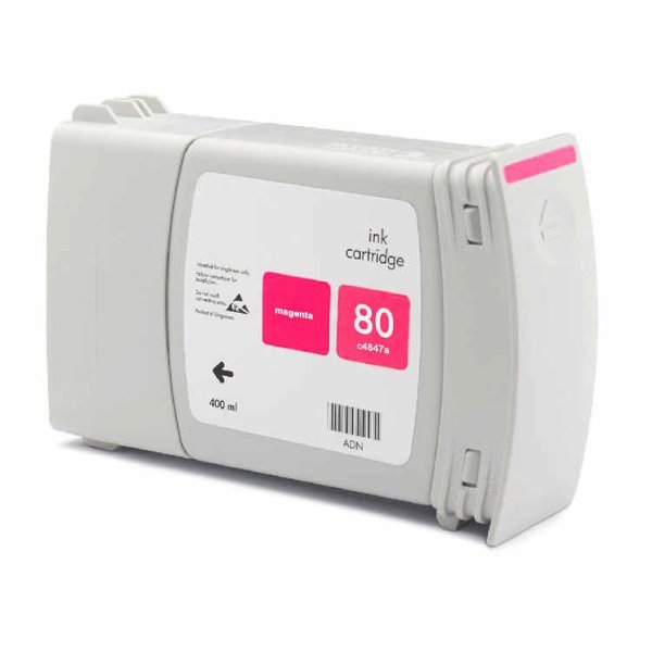 Tinteiro compatível Hp 80 magenta c4847a